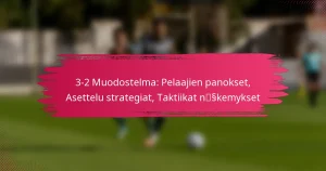 3-2 Muodostelma: Pelaajien panokset, Asettelu strategiat, Taktiikat näkemykset